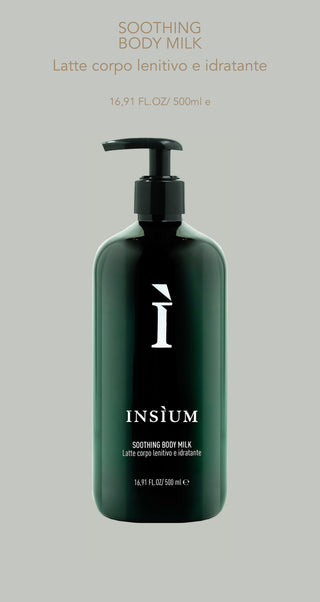 INSIUM SOOTHING
BODY MILK 
Latte corpo lenitivo e idratante