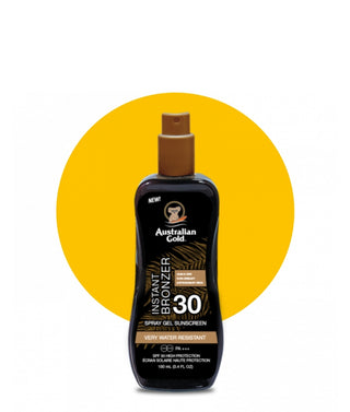 AUSTRALIAN GOLD SPF 30 SPRAY GEL CON BRONZER